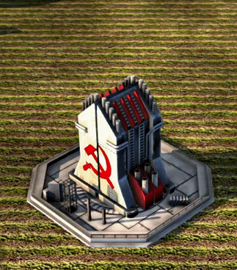 Building With Red Hammer and Sickle
