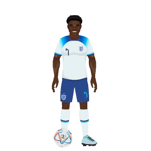 Bukayo Saka Soccer Player Poster