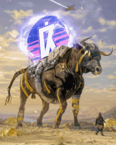 Beeple Bull Run GIF