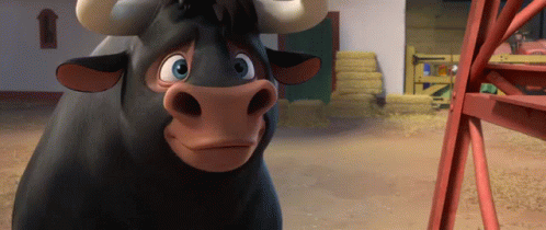 Ferdinand The Bull Being Cute GIF