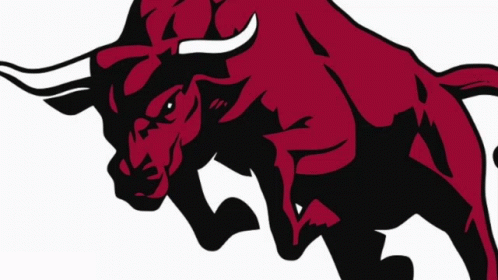 Red Angry Bull Logo Tellurian Logo GIF