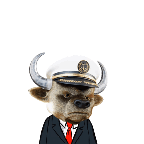 Bull in Captain Hat with Yuge