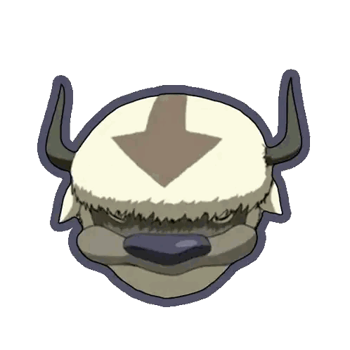 Bull Sticker with Arrow and Yummy