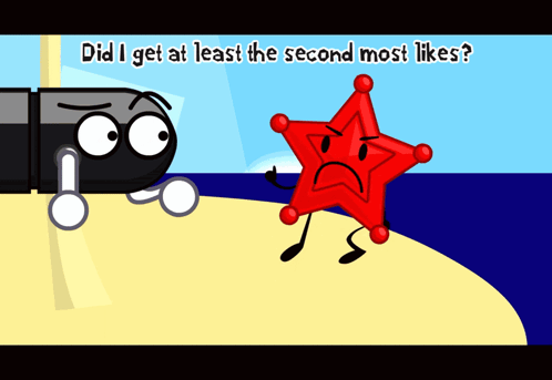 Bullet and Star Saying Did I Get at Least the Second Most Likes