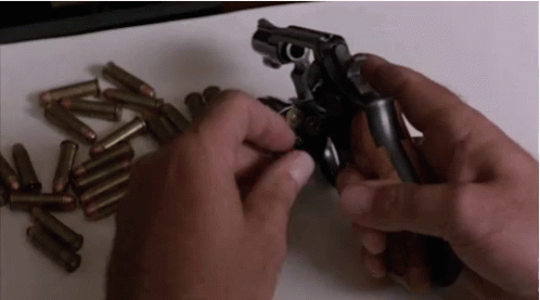 Bullet Loading Revolver Gun GIF