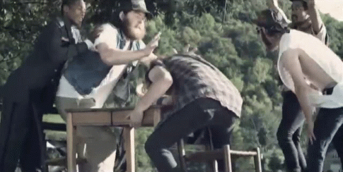 Bullies Banging Head On Desk GIF