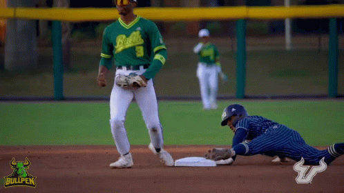 Bullpen Baseball Player Sliding Into Base
