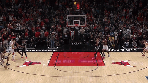 Bulls Vs Pistons Basketball Game GIF