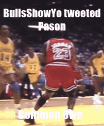 BullsShowYo Tweeted Pason Common Own Basketball Game