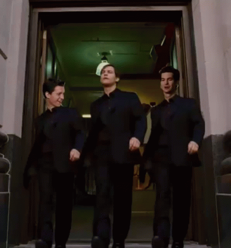 Spidermen Bully Maguire Dance GIF