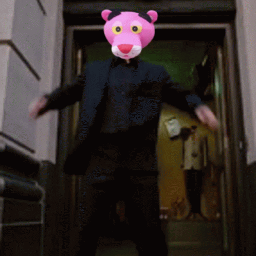 Bully Maguire Dance Pink Panther GIF