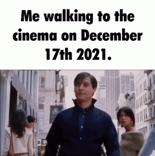 Bully Maguire Dance Walking On Cinema Meme GIF