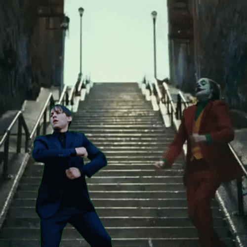 Bully Maguire Joker Dance Meme GIF