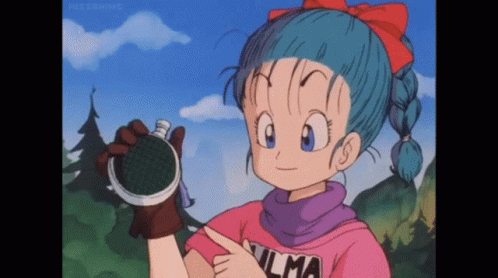Bulma Clicking Radar GIF