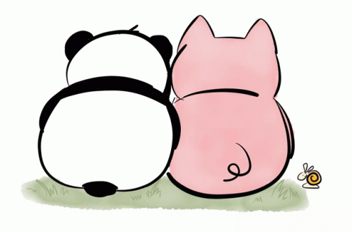 Bum Panda And Pig GIF