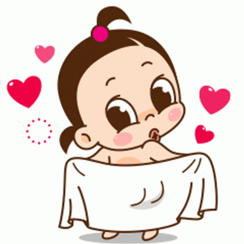 Bum Cute Little Girl GIF