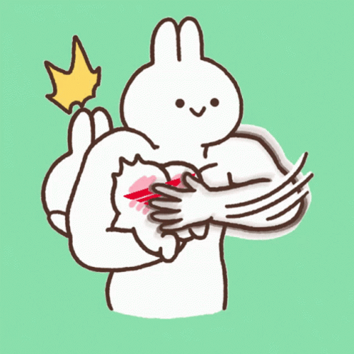 Bum Muscular Rabbit GIF