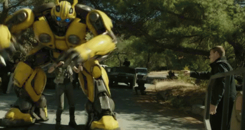 Bumblebee Escaping With Her GIF