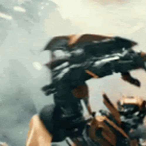 Bumblebee Got Attacked GIF
