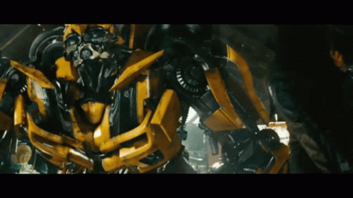 Bumblebee Robot Grooving GIF