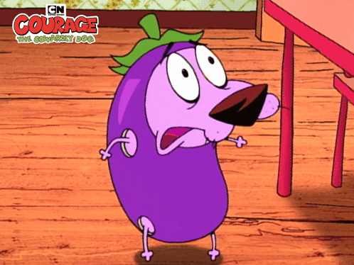 Bummed Courage The Cowardly Dog GIF