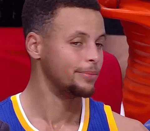 Bummed Stephen Curry GIF