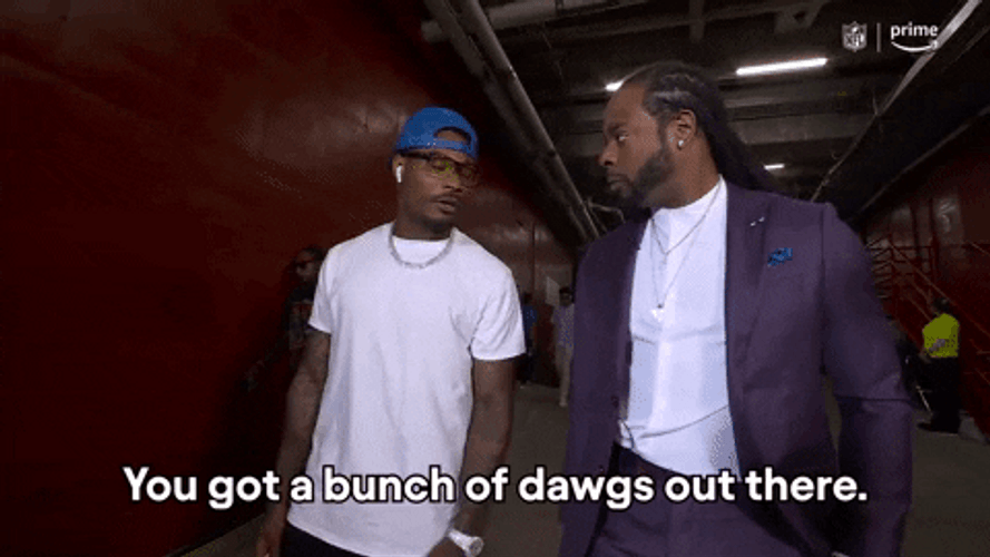 Bunch Of Dawgs Two Guys Talking GIF