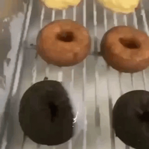 Bunch of Donuts on Cooling Rack