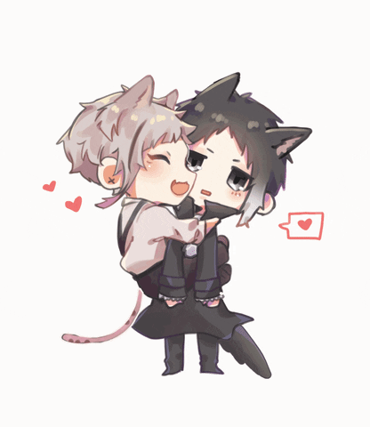 Bungo Stray Dogs Hugging GIF