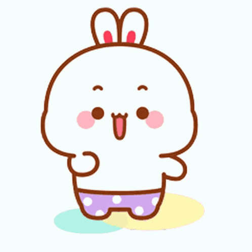 Bunny Dancing On Purple Pants GIF