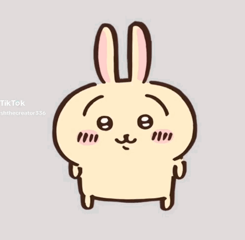 Bunny Giving Thumbs Down GIF