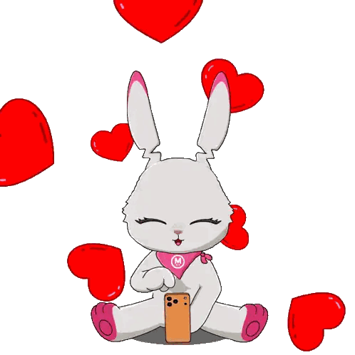Bunny Holding Cell Phone