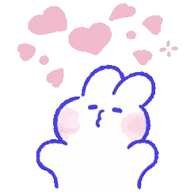 Bunny Holding Pink Heart