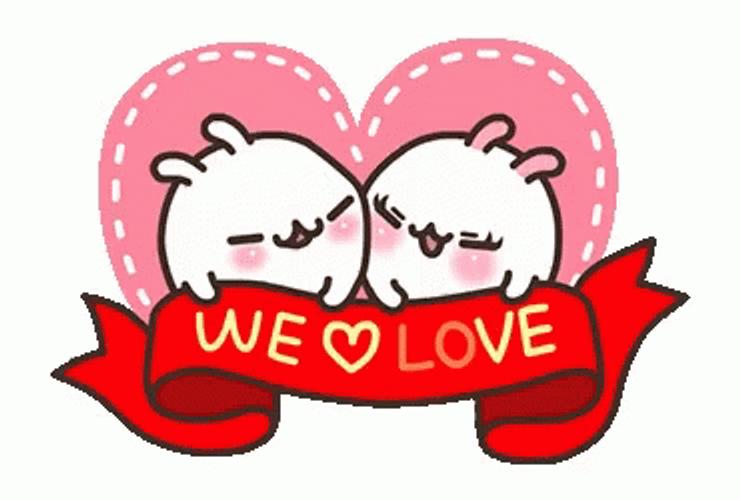 Bunny Inlove We Love You GIF