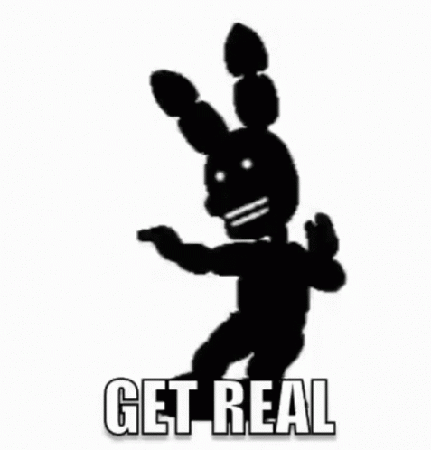 Bunny Rabbit Silhouette Get Real GIF