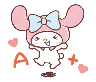 Bunny with Bow and Letter A