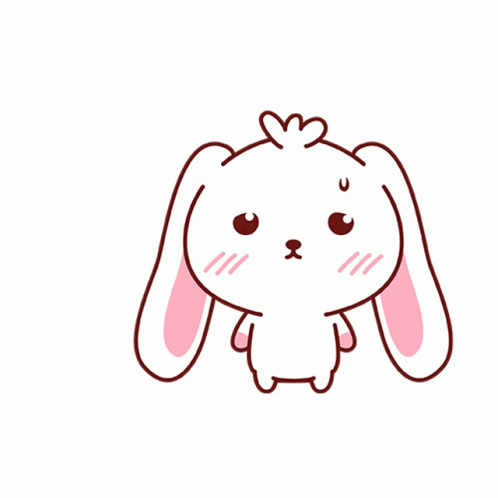 Bunny With Pink Ears GIF