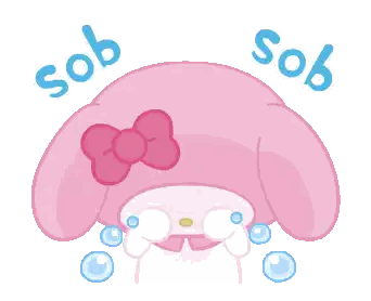 Bunny With Sob Text