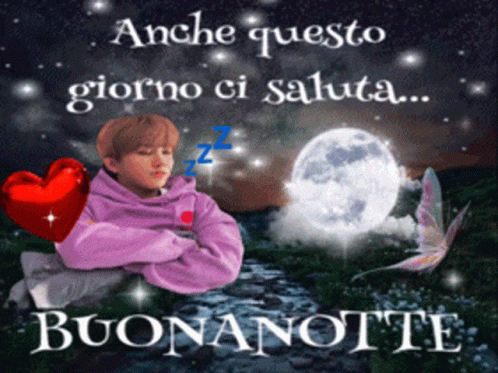 Buonanotte Changbin Greeting GIF