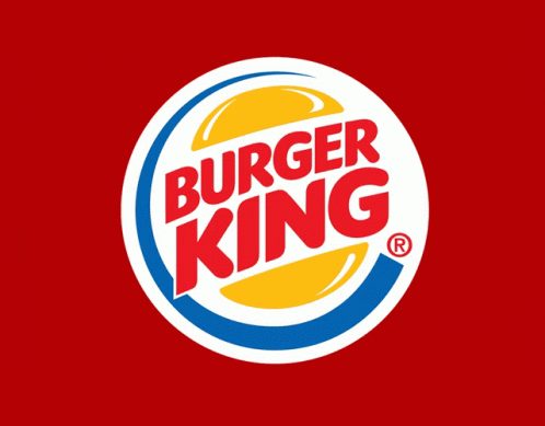 Burger King Logo In Red Background GIF