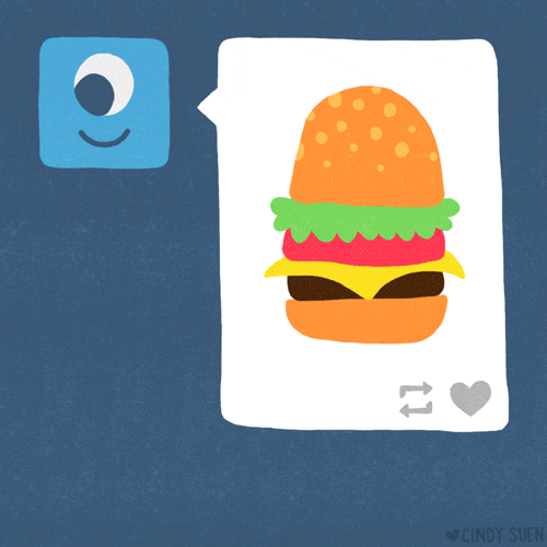 Burger Post Tumblr GIF