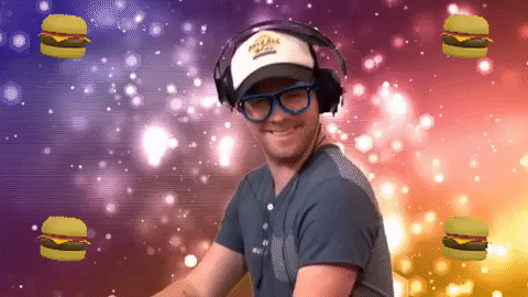 Burger Space Happy Dance Meme GIF