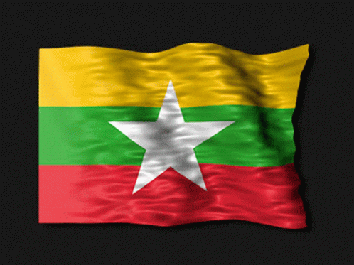 Burma Myanmar Flag GIF