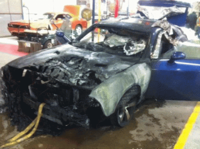 Burned Dodge Cars GIF