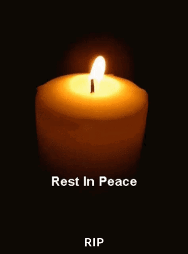Burning Candle Rest In Peace GIF