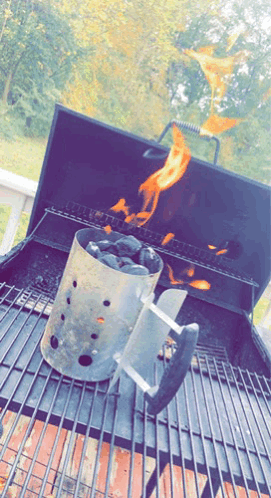 Burning Coal Cookout GIF