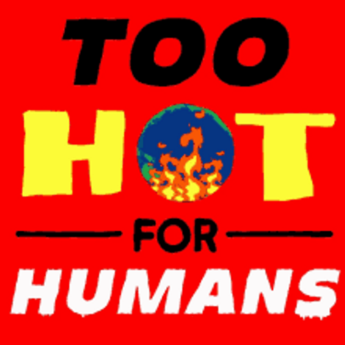 Burning Earth Animation Too Hot Weather Text GIF