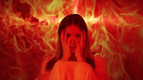 Burning Natalie Wynn GIF