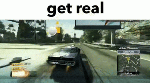 Burnout Game Flying High Get Real GIF