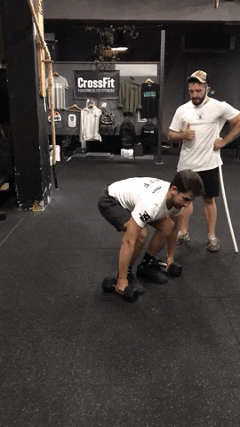 Burpee Deadlift Form Assisted Work Out GIF